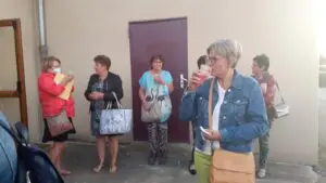une vue des participants