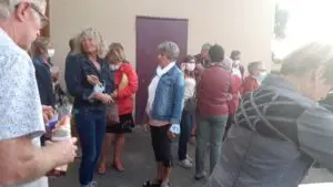 une vue des participants