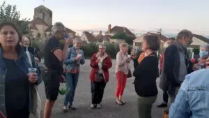 une vue des participants