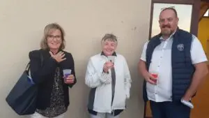 Mme le maire la présidente et l'adjoint aux associations