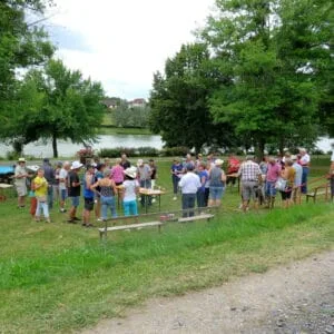 les participants à l'apéro