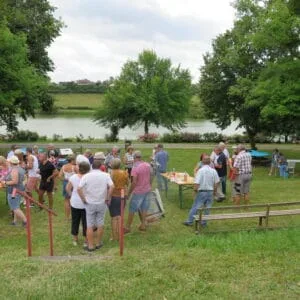 les participants à l'apéro