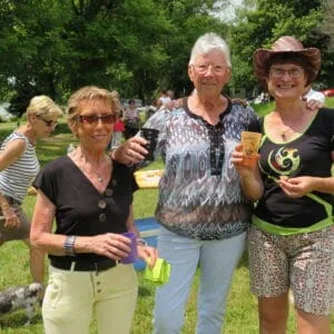 Yvette, Nouchka et Laurence