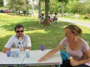 Natacha et son mari