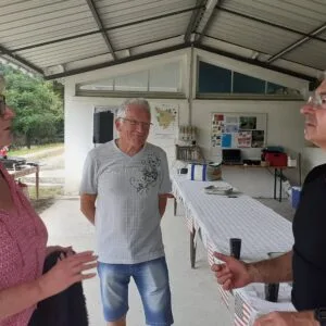 Claudine et Michel avec JP